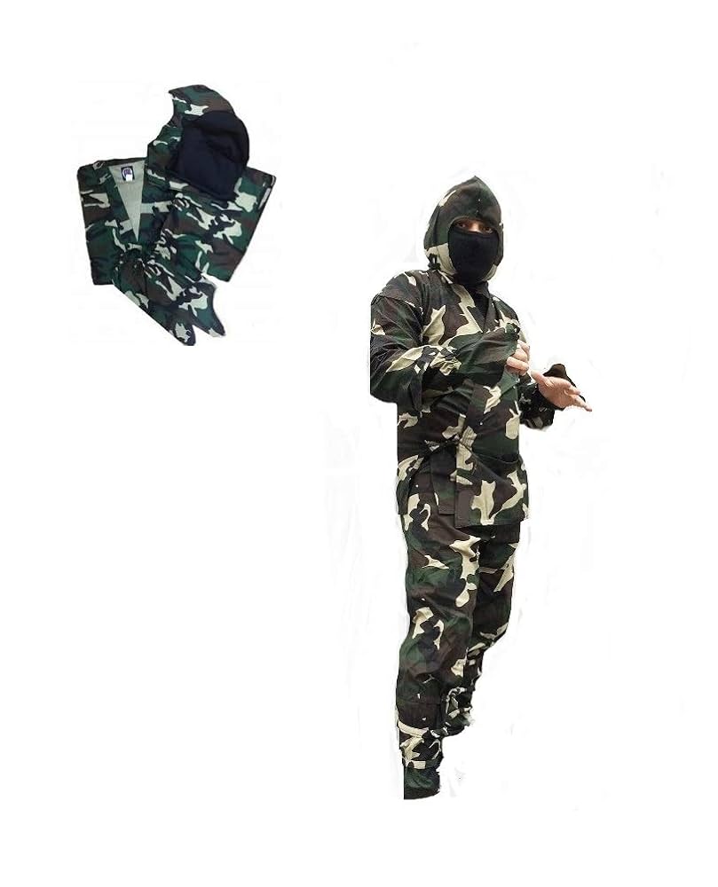 Kegøn 20XX uniform size2 Amazon.com: Lees 100% Cotton Camo Ninja Uniform (Small